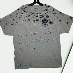 Mercedes Paint Splatter graphic tee